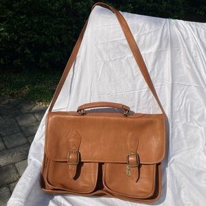 Leather Messenger Satchel